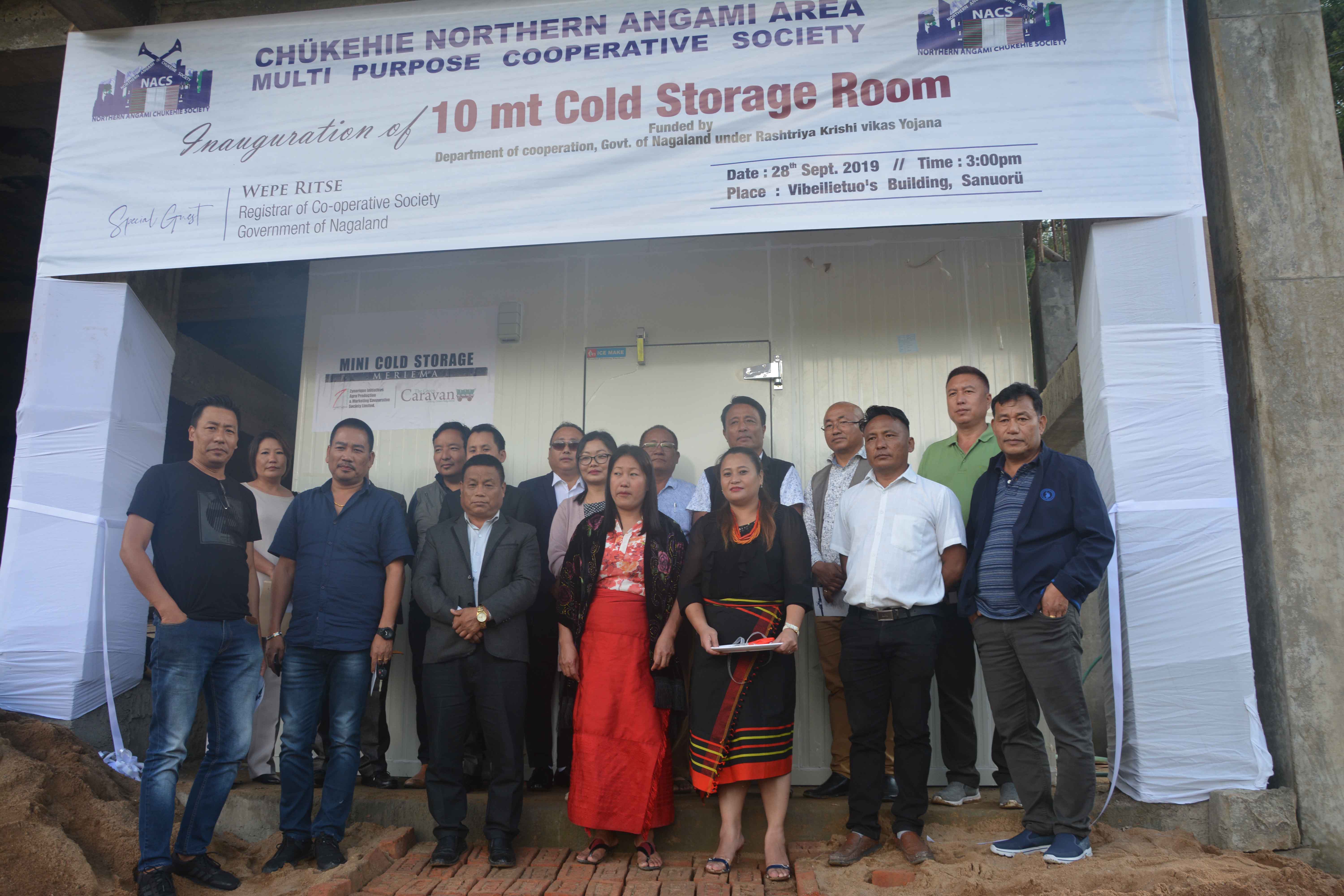 Inauguration of 10MT at Chukehie Northern Angami Area MPCS Ltd., Meriema