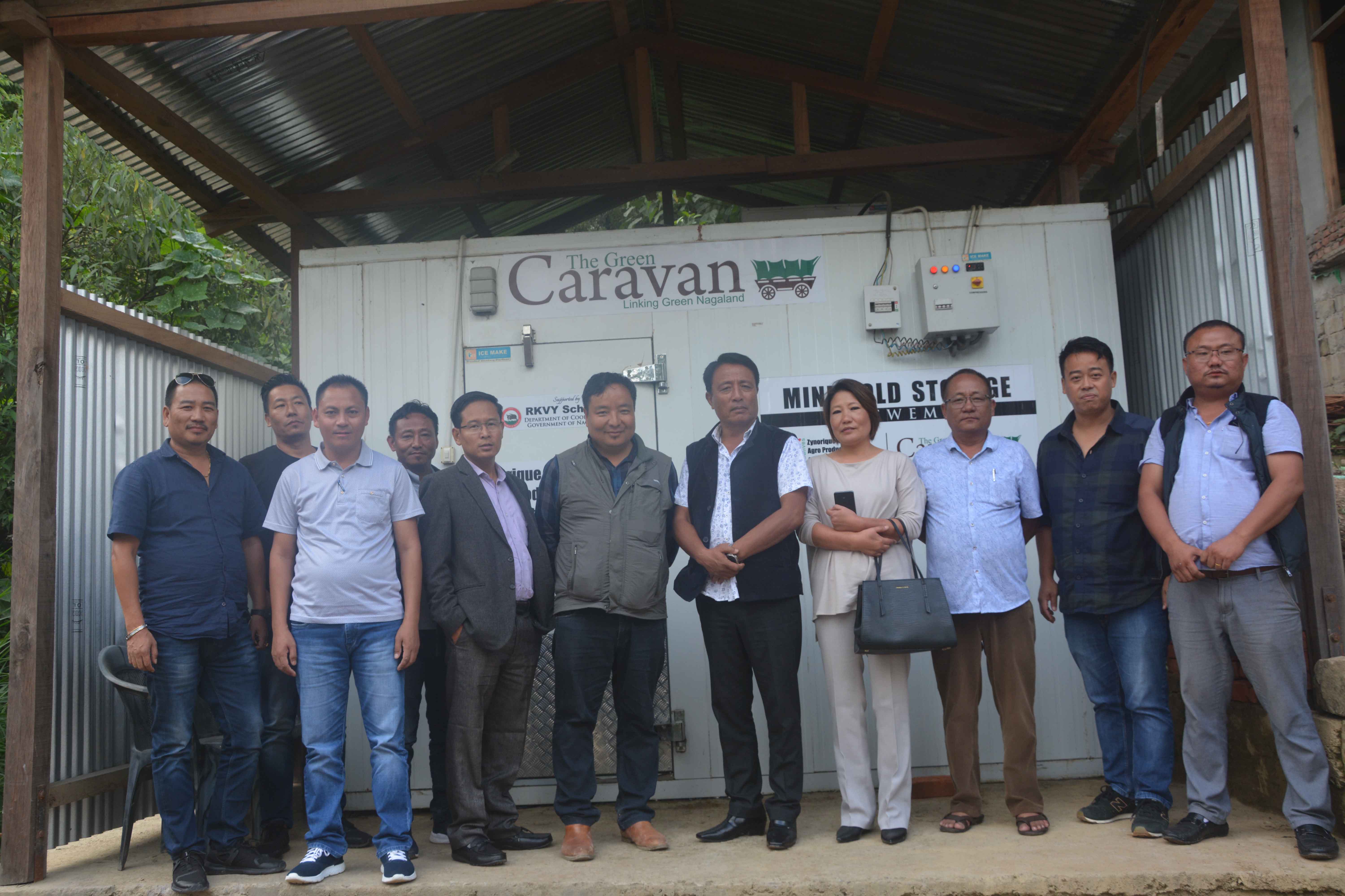 Inauguration of 5MT Cold Room at Viswema