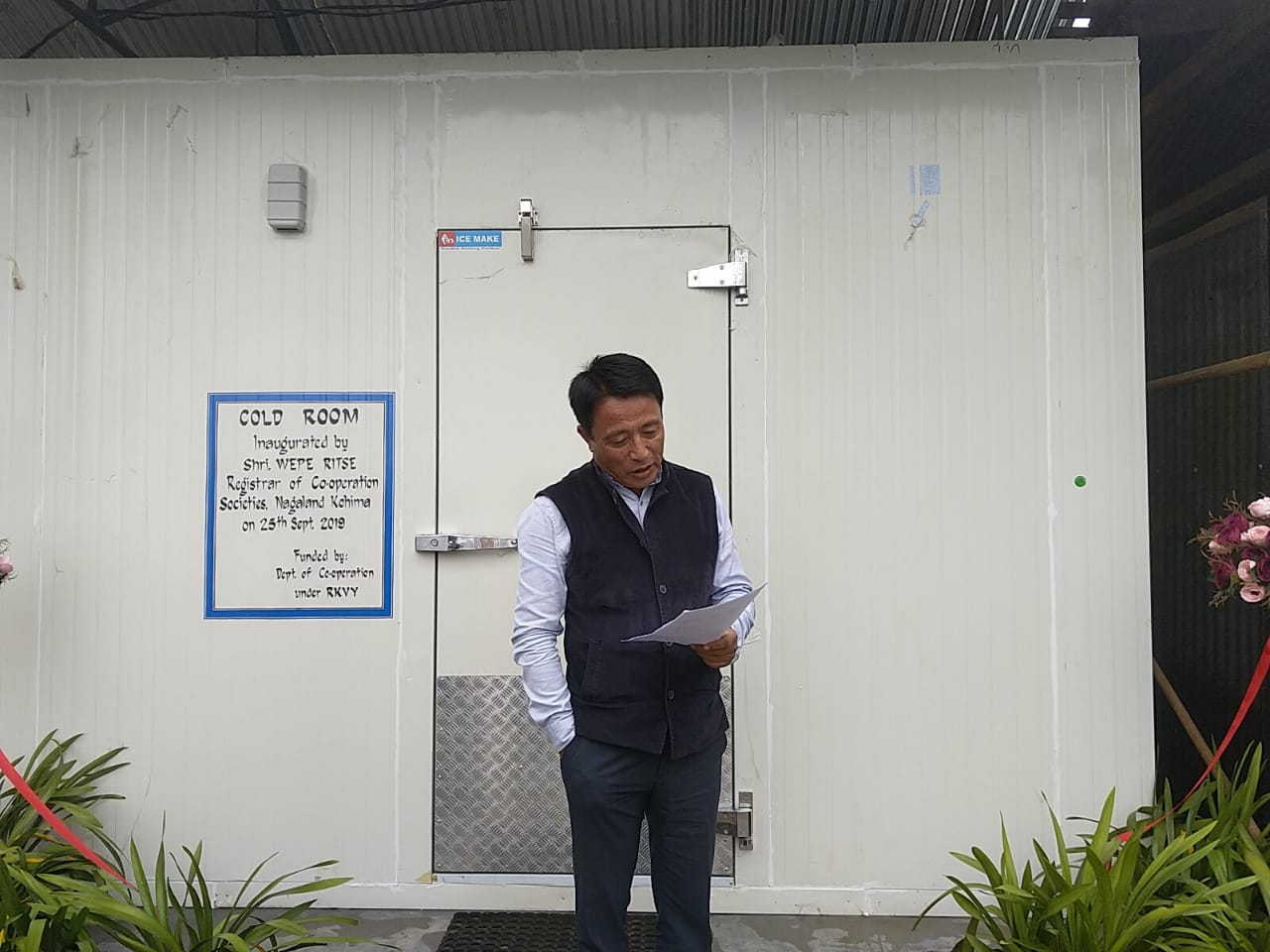 Inaugutation of 10MT Cold Room at Chakhesang Women MPCS Ltd., Pfutsero